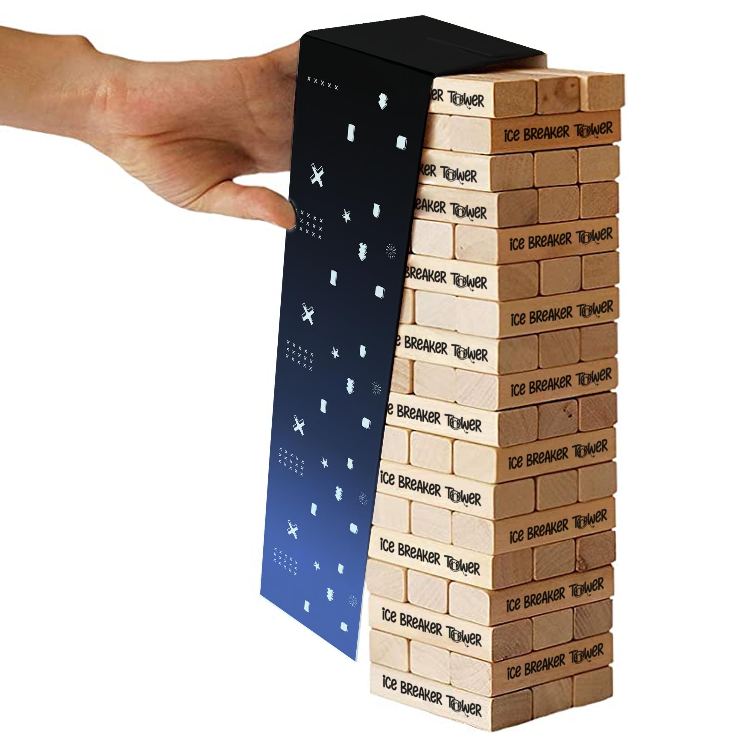 Zealous Nutrition Ice Breaker Tower 54 blocks offer endless playful challenges.