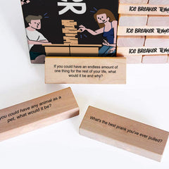 Zealous Nutrition Ice Breaker Tower durable hardwood for lasting family gatherings.
