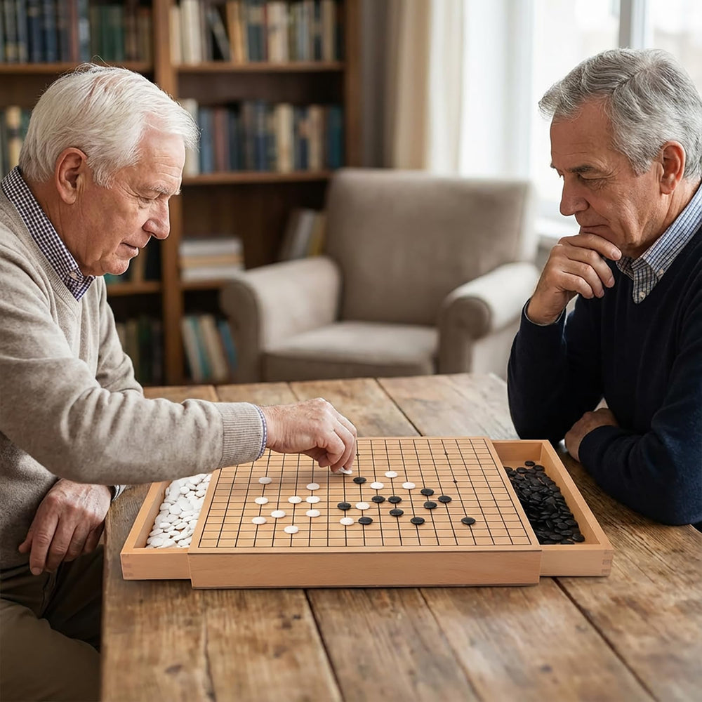 Zeamas 19x19 goban grid for authentic Weiqi sessions