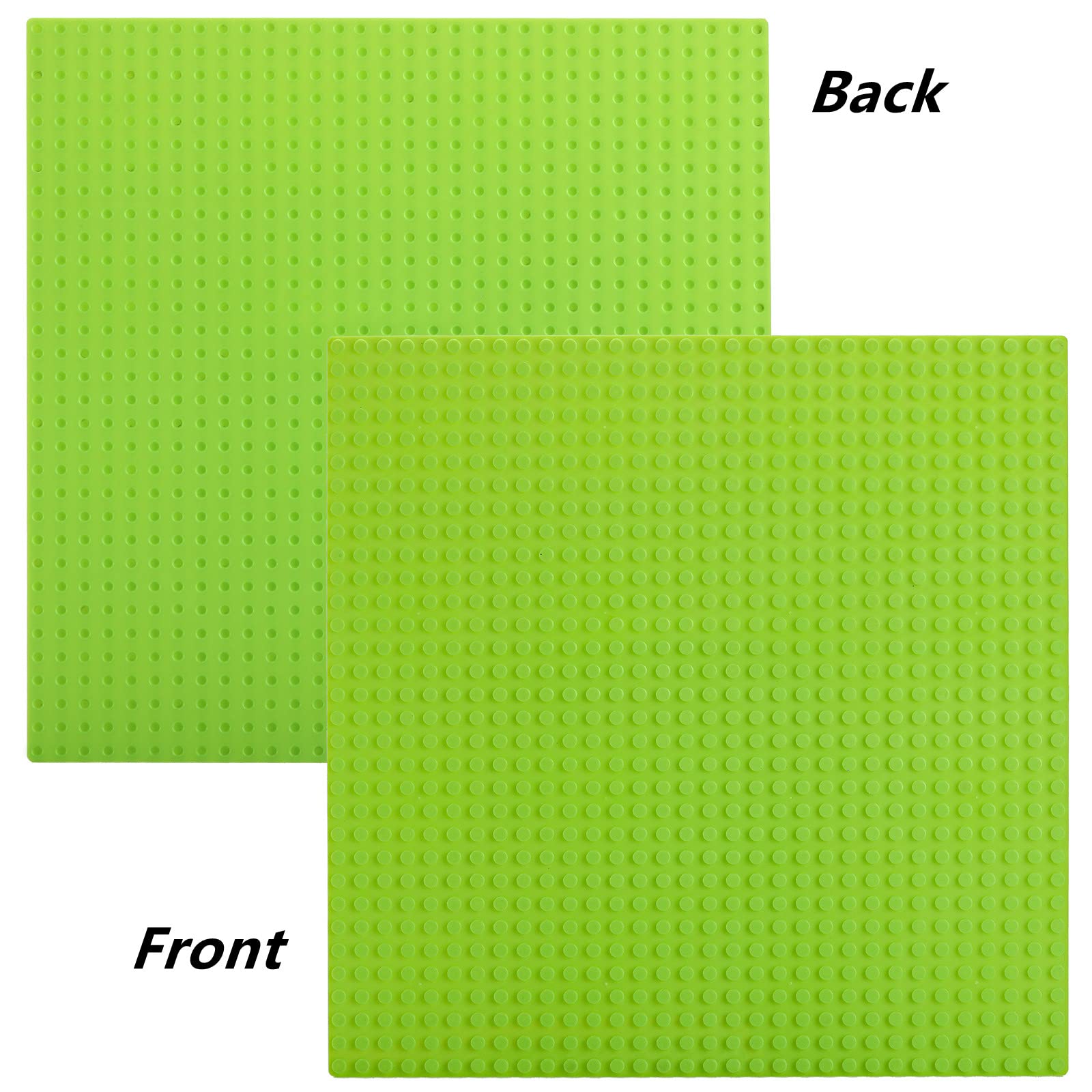 Durable ZEAYEA baseplates made of safe plastic for long-lasting home décor