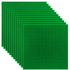 ZEAYEA baseplates 10x10 green top view for a creative space