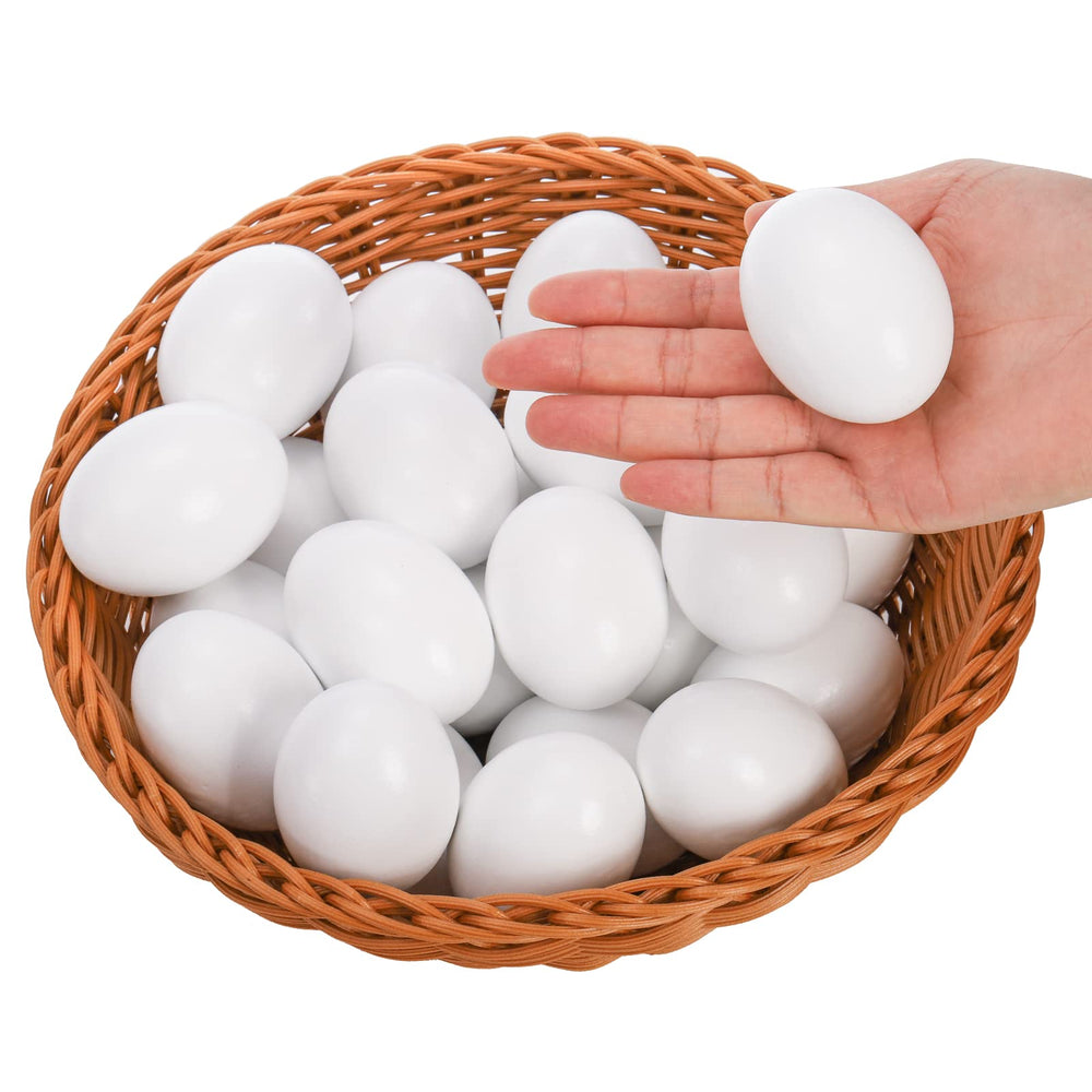 ZEAYEA wooden eggs for Easter decor and display