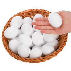 ZEAYEA wooden eggs for Easter decor and display