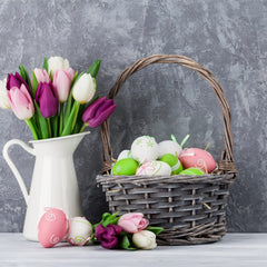 ZEAYEA wooden eggs for Easter party decorations