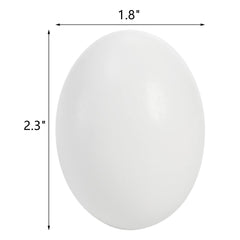 ZEAYEA white wooden eggs used as photography props