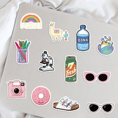 ZECANLIES sticker pack highlights easy application and residue-free removal