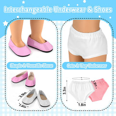 Zecckige doll swimsuit adds sunny-day dress-up options.