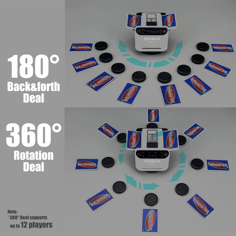 ZechnoX wide card area supports multi-deck games
