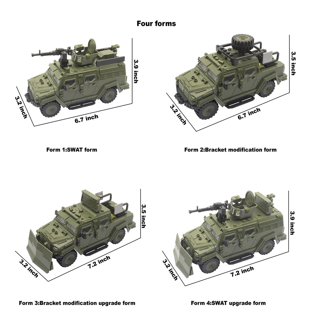 ZECHOCHOZE armored body with open doors and windows for interactive building.