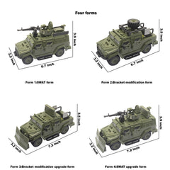 ZECHOCHOZE armored body with open doors and windows for interactive building.