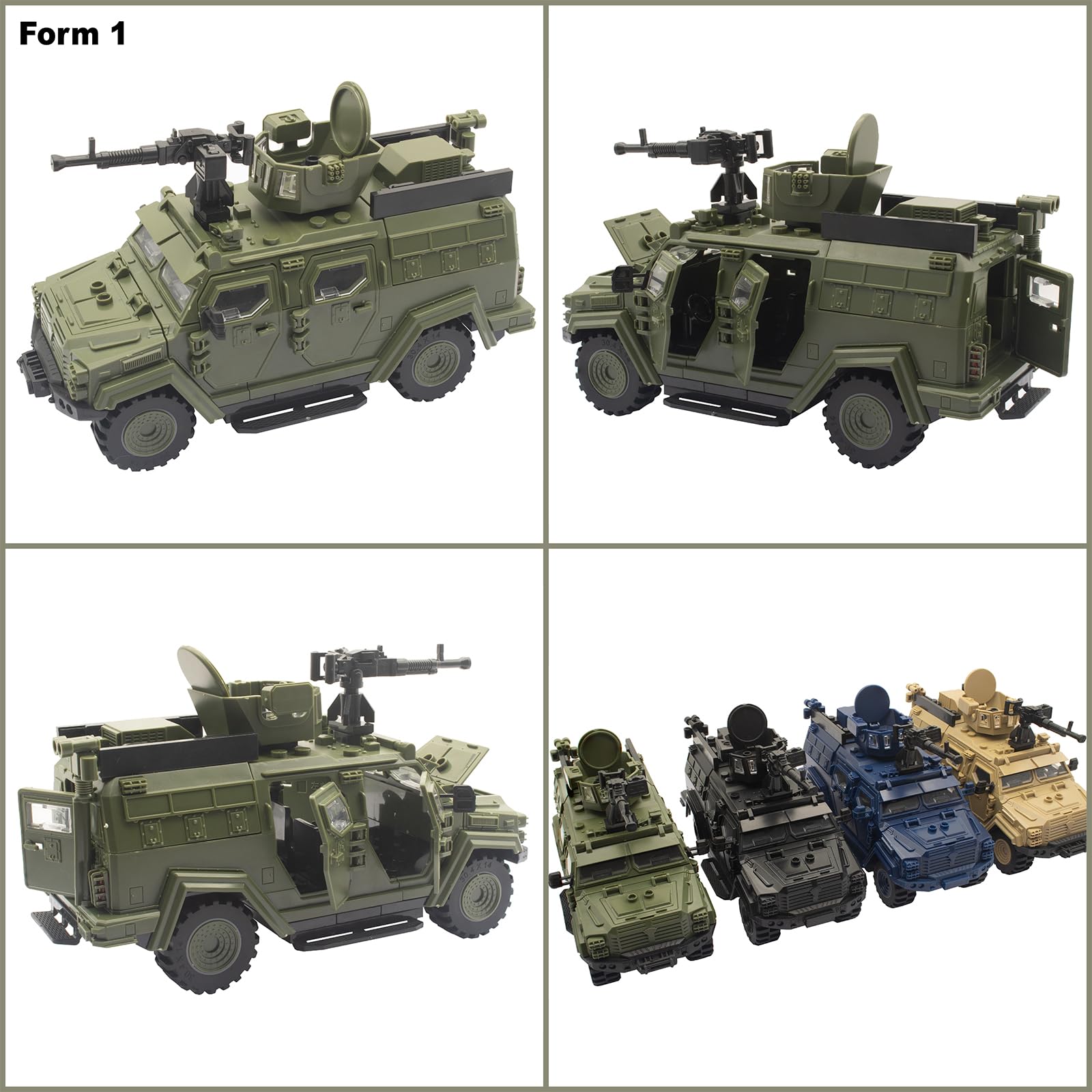 ZECHOCHOZE four-state transformable model encourages problem-solving and creativity.