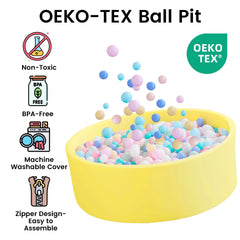 Zedachica Ball Pit cushioned safety helps little ones explore with confidence.