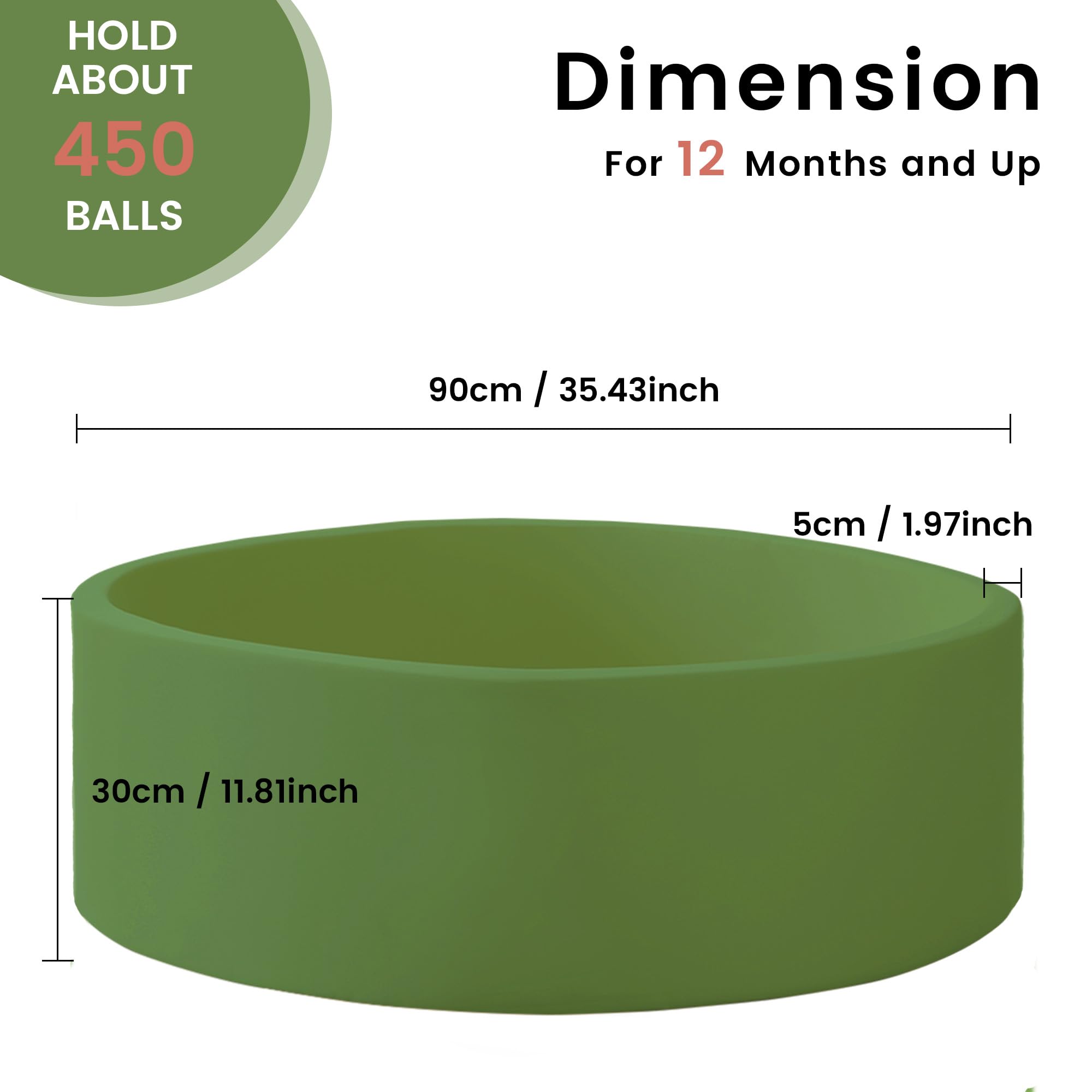 Zedachica ball pit with easy-clean zipper panel ready for cleaning.