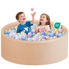 Zedachica ball pit exterior view highlights large diameter for toddlers