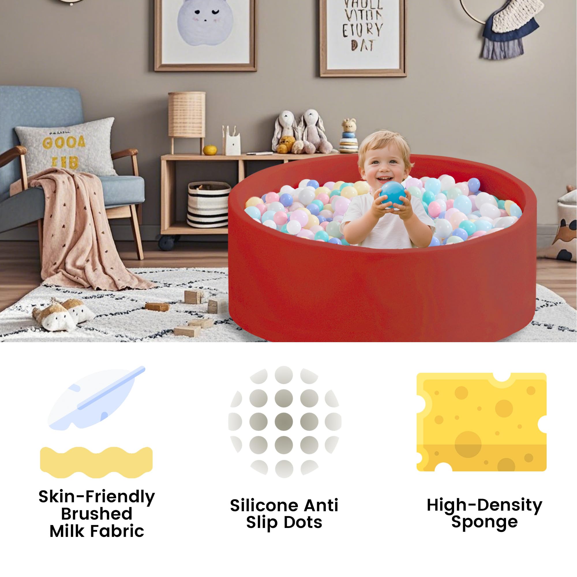Zedachica ball pit as a gift idea for babies and toddlers