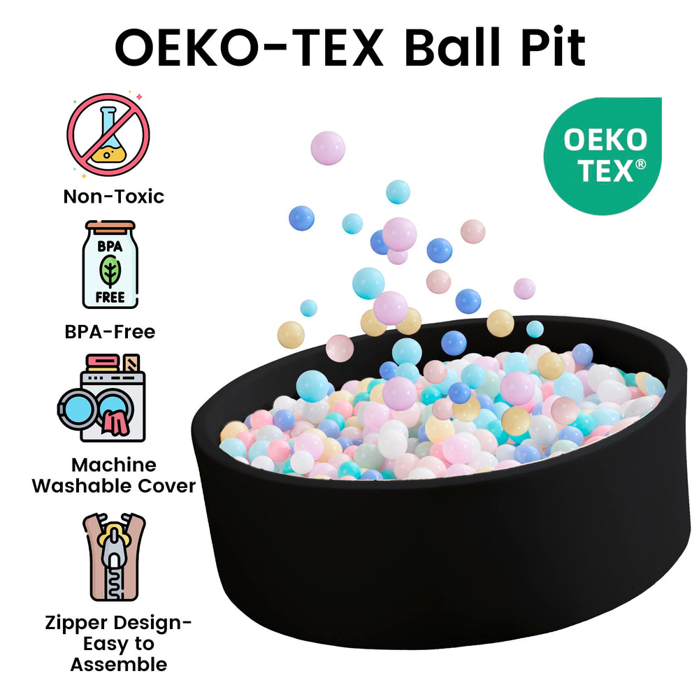 Zedachica Ball Pit cover is machine washable for easy cleanup.