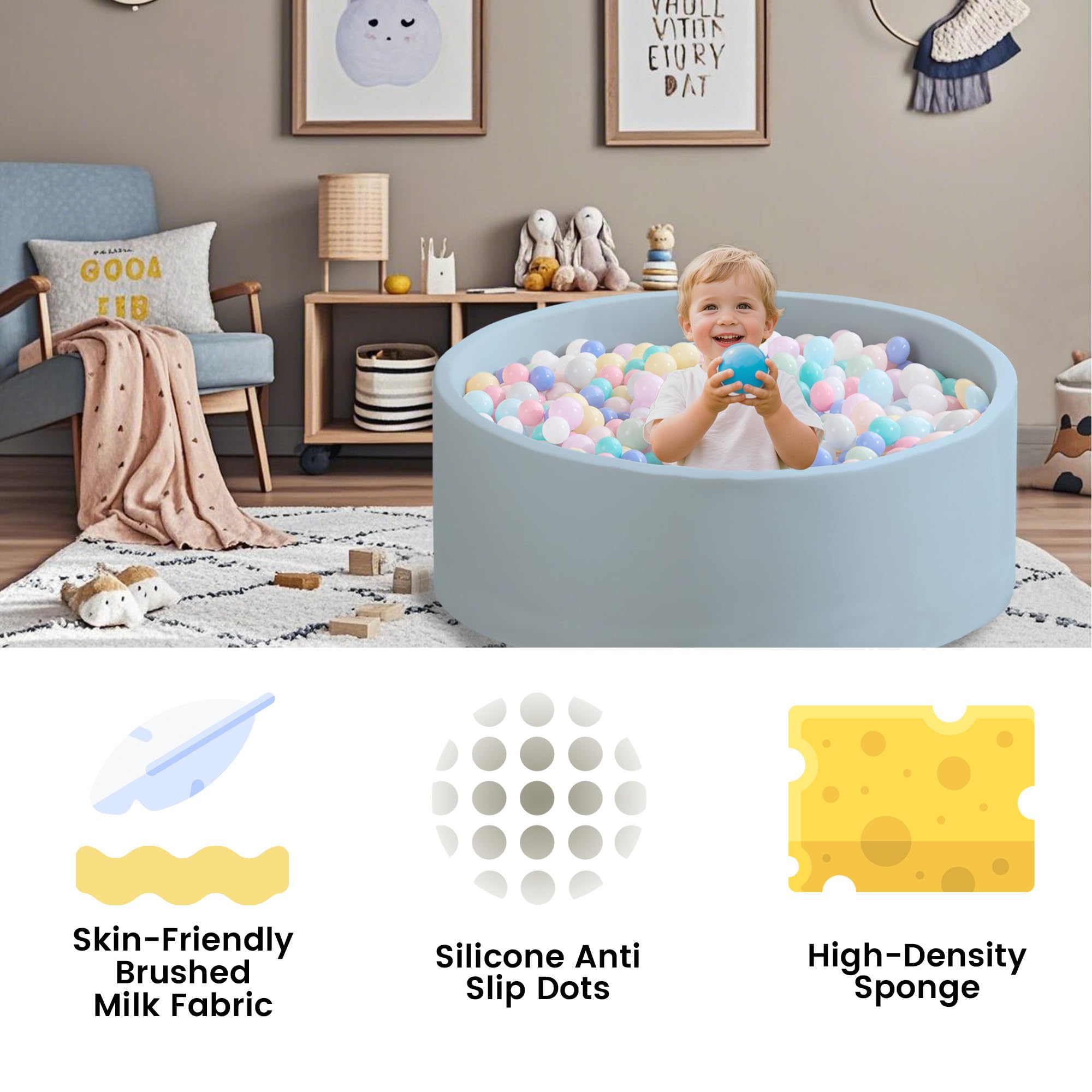 Zedachica ball pit creates a private soft play area