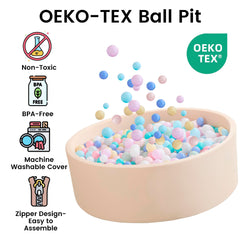 Zedachica ball pit private play area shown at home
