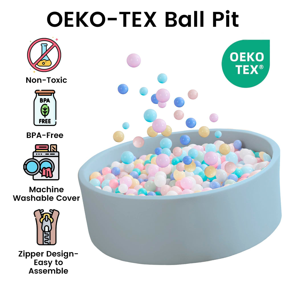 Zedachica ball pit size 47.24 by 15.75 inches