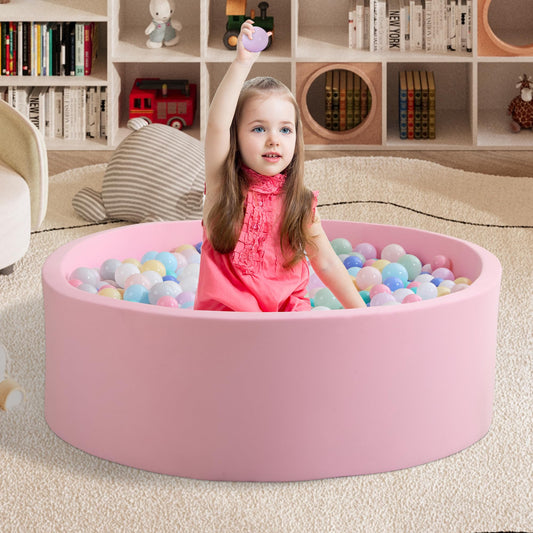Zedachica ball pit with soft memory foam interior for cushioned tumbles and gentle landings