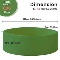 Zedachica ball pit two-part zipper design enabling easy assembly and quick setup