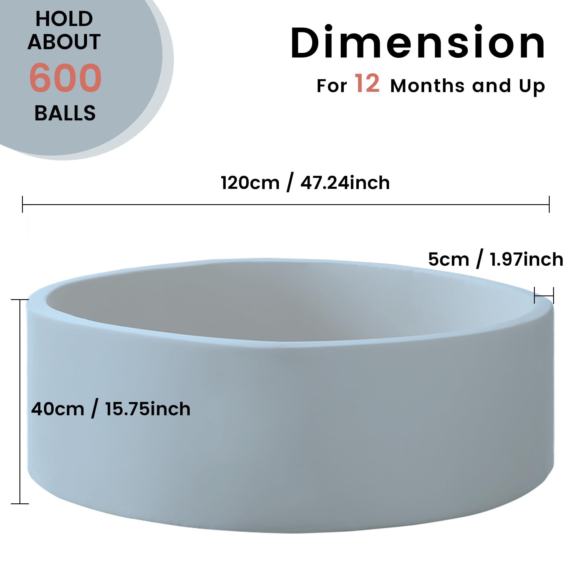 Zedachica ball pit with zipper cover for quick setup