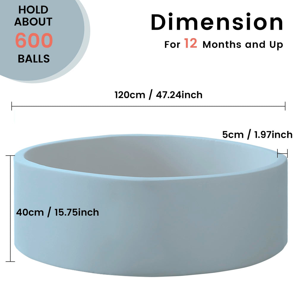 Zedachica ball pit with zipper cover for quick setup