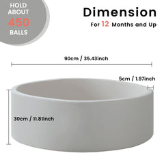 Zedachica ball pit zipper assembly for quick setup.