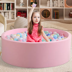 Zedachica pink ball pit foam walls close-up show soft padding for gentle play