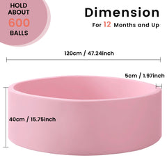 Zedachica pink ball pit in a home play space showcases private fun space