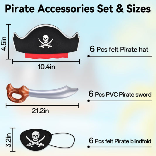 ZeeDix soft-elastic pirate hats ensure comfortable wear for kids and adults.