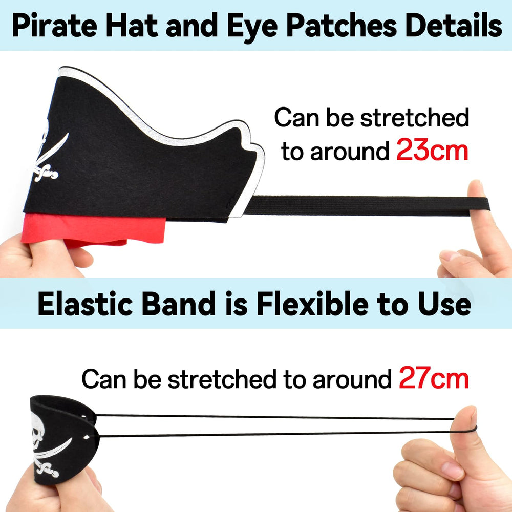 ZeeDix pirate swords 12pcs inflatable, safe PVC for pretend play