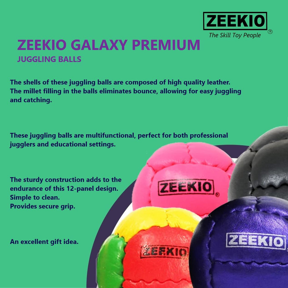Zeekio Galaxy 12-panel-design ensures steady balance during routines.