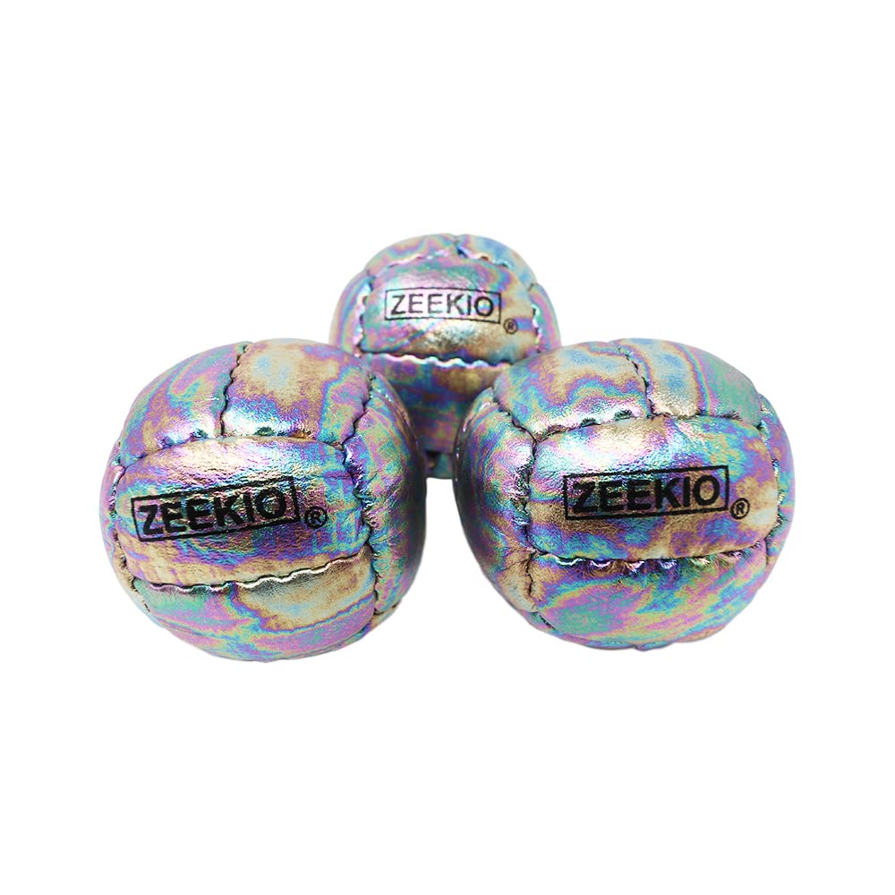 Zeekio Galaxy 3-pack in motion demonstrates versatile juggling options.