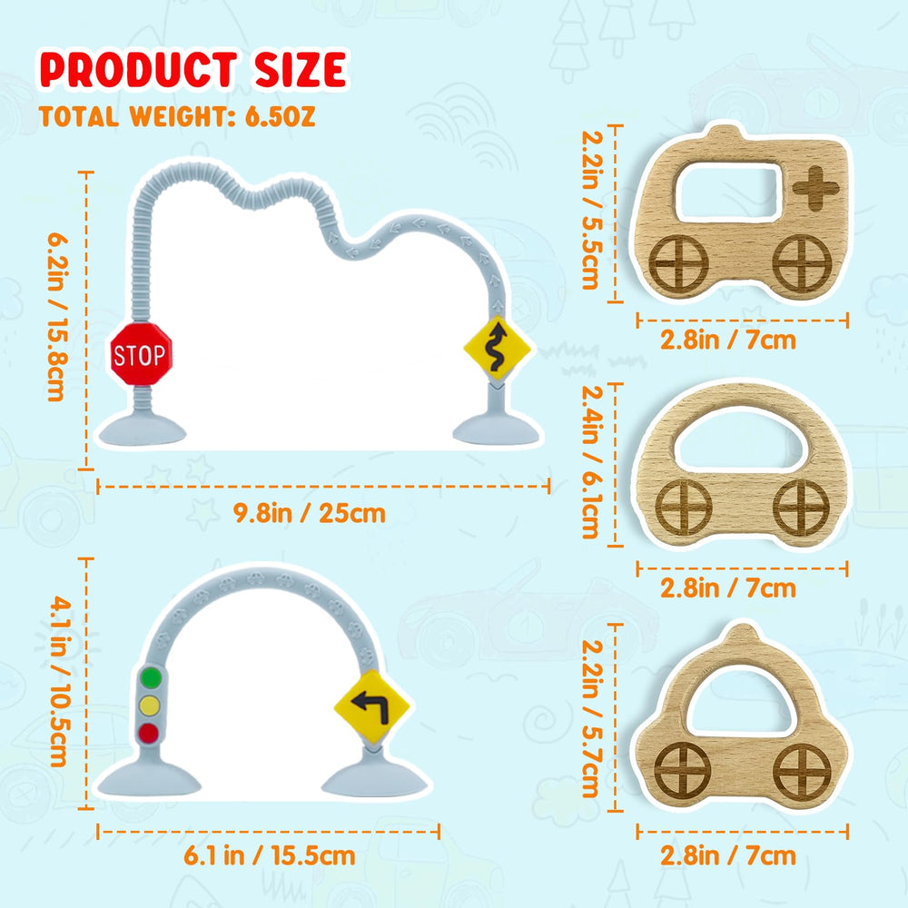 Zeeloopbee Montessori-inspired design fosters sensory learning and safe chewing.