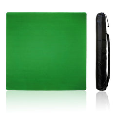 ZEELYER Mahjong mat green square 80cm for versatile family game nights.