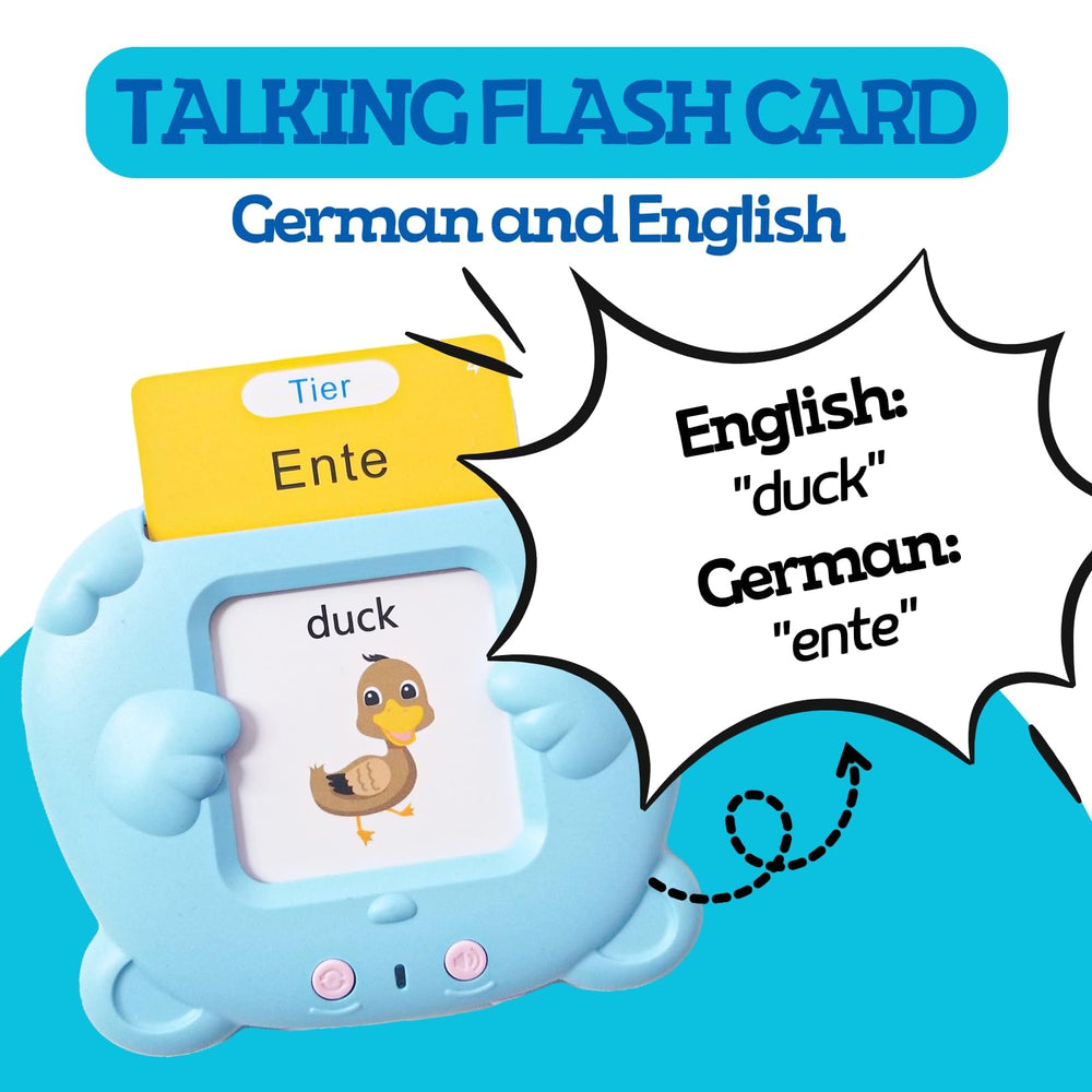 ZeenKind pocket reader device showing real voice pronunciation feature.