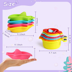Zeewoo color sorting cups help with early education and motor skills.