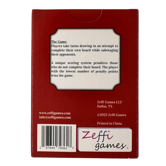 ZEFFI GAMES Red Deka sabotage in play, highlighting strategic action