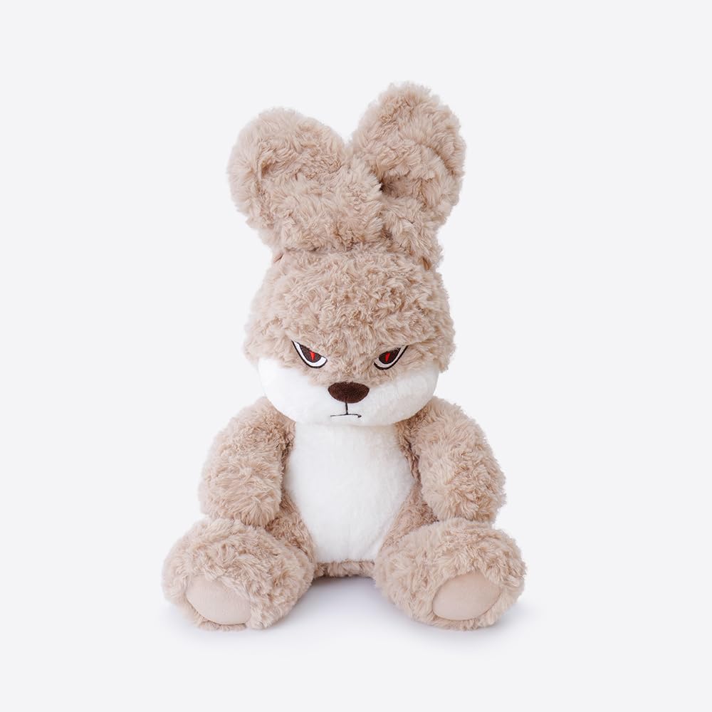 ZEIO bunny face plush with ultra-soft fur for comforting hugs and smiles.