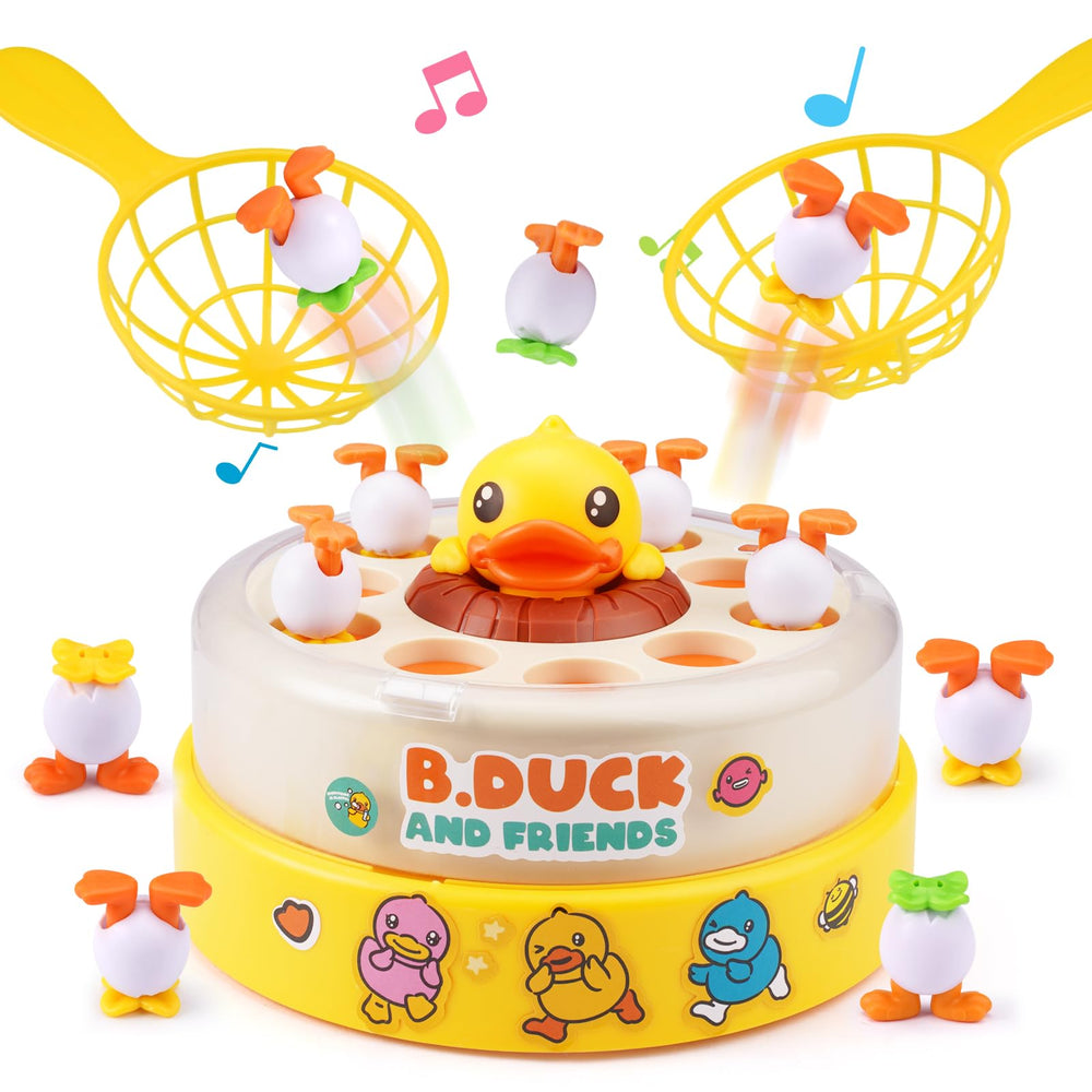 Zelbuck B.Duck bounce board with bright colors boosts early playtime focus