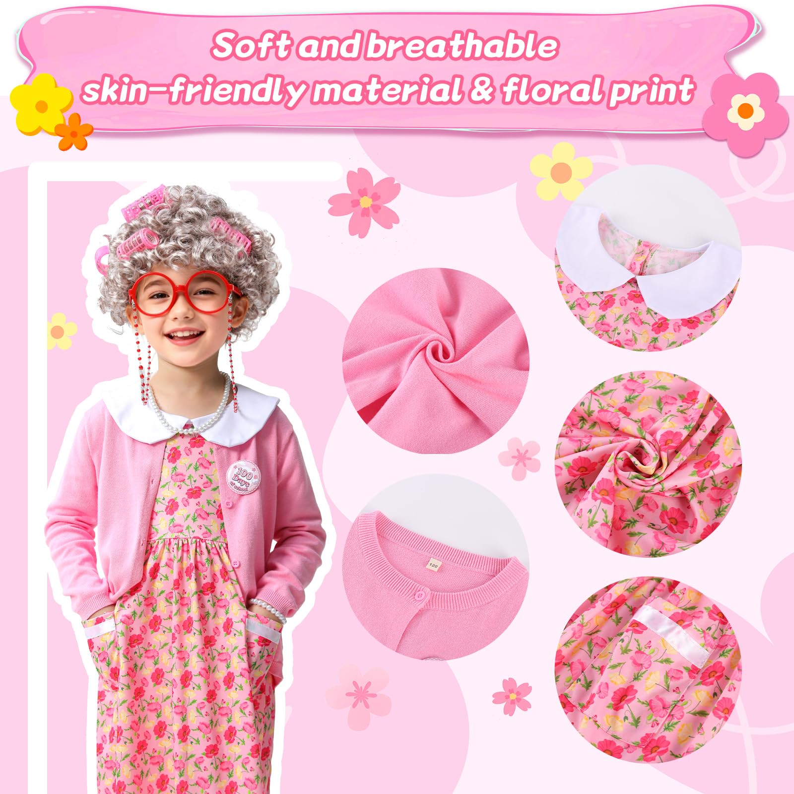 ZelJoyla Dress and cardigan in soft fabric for all-day comfort