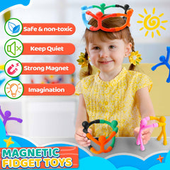Zemobra bendable magnetic body for tactile exploration during travel
