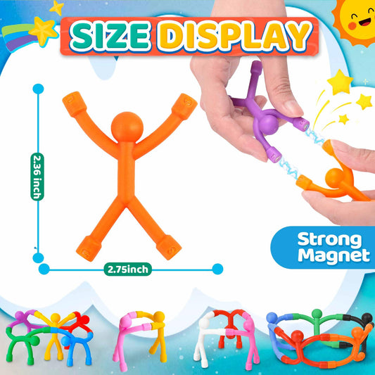 Zemobra durable magnetic figure set offers colorful fidget fun to boost focus during car rides