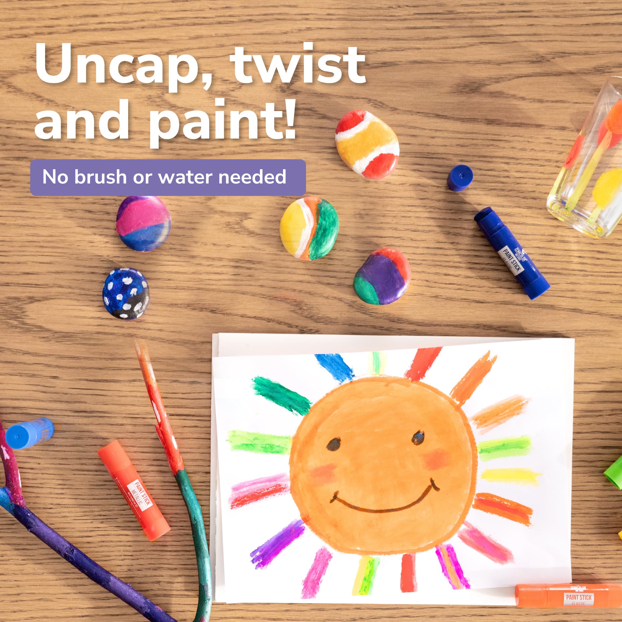 Zenacolor mess-free art supplies ideal for classrooms and home crafts