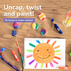 Zenacolor mess-free art supplies ideal for classrooms and home crafts