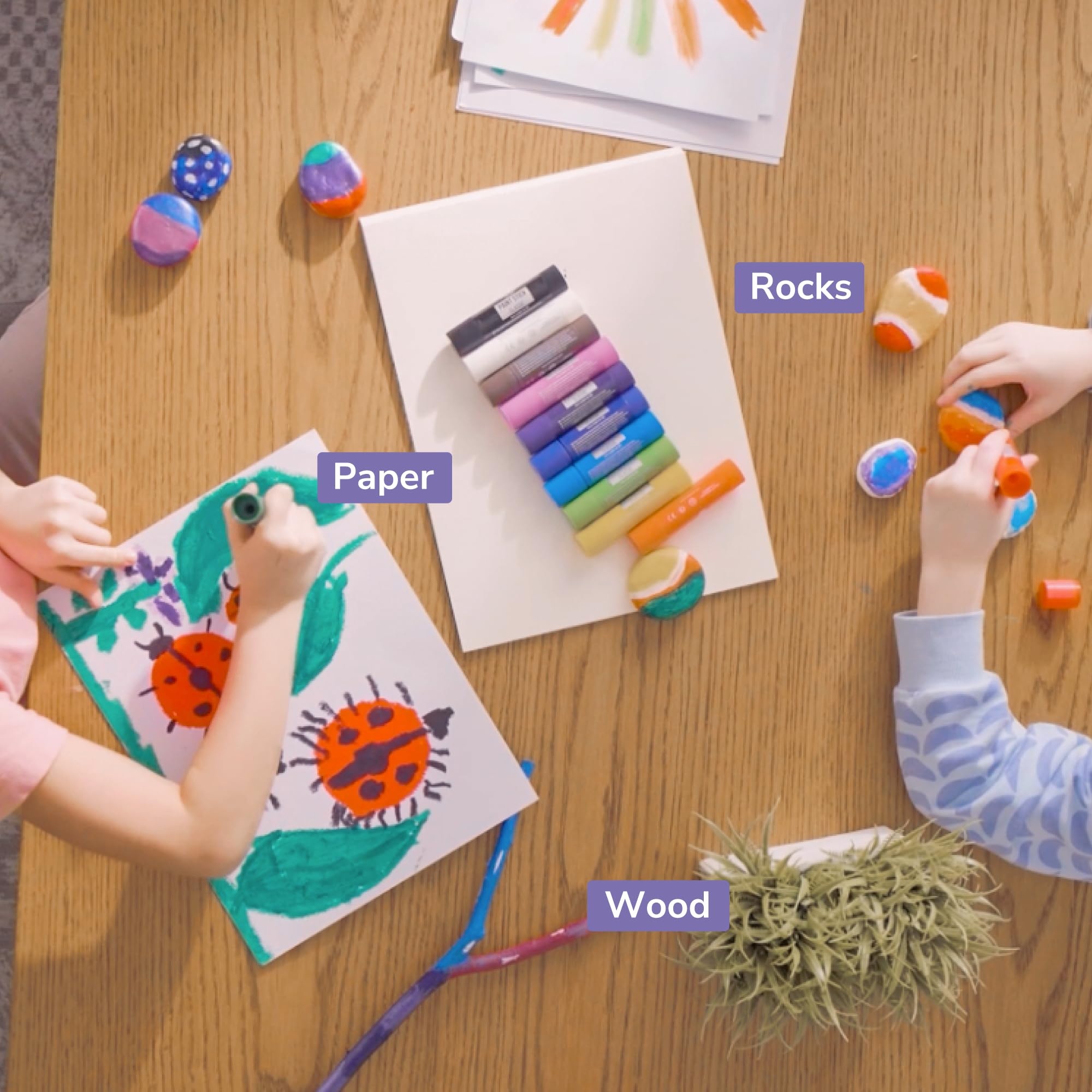 Zenacolor vivid colors encourage color blending and exploration