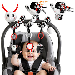 Zendstanding high-contrast toy supports early visual development and focus
