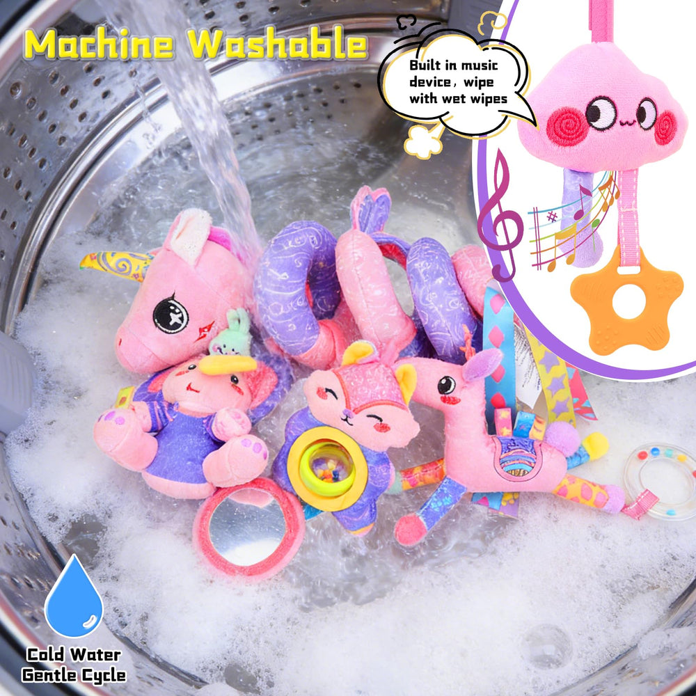 Zendstanding unicorn spinning fox provides motion-based visual interest