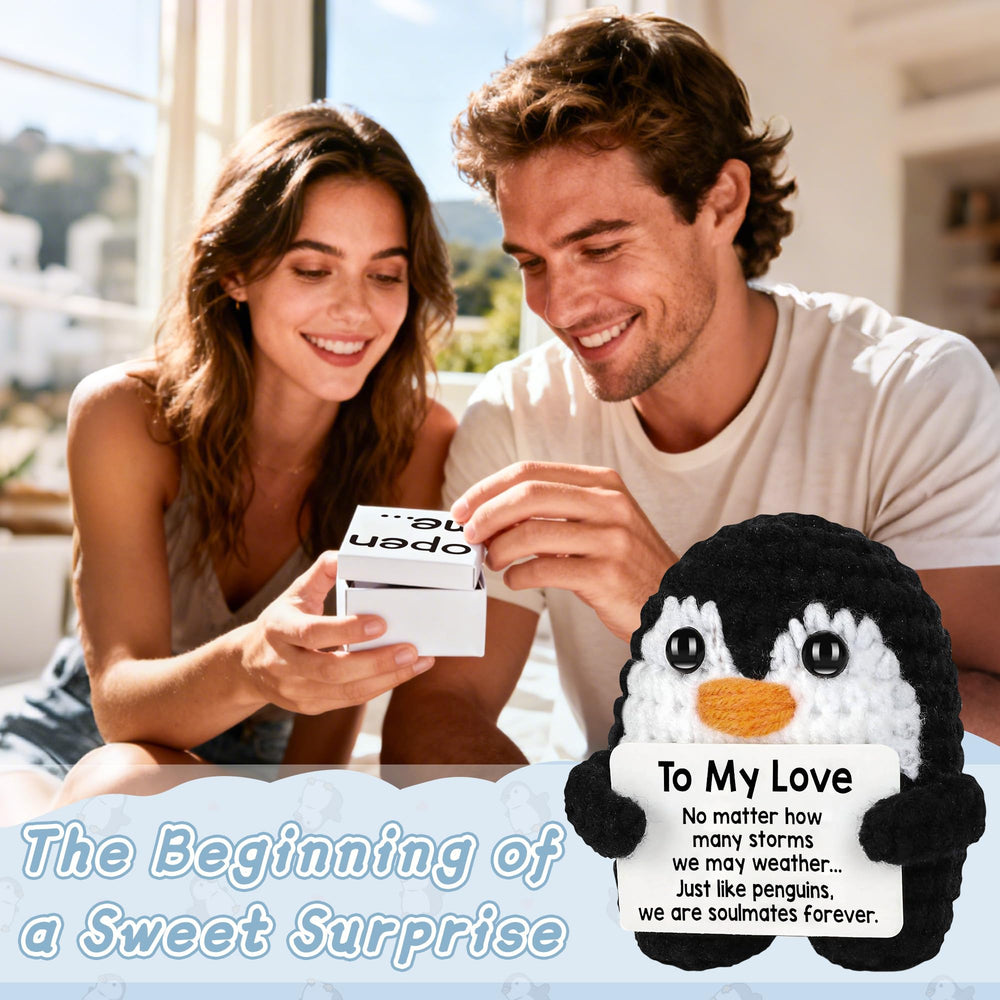 ZENLIV handmade crochet penguin highlights craftsmanship and keepsake value.